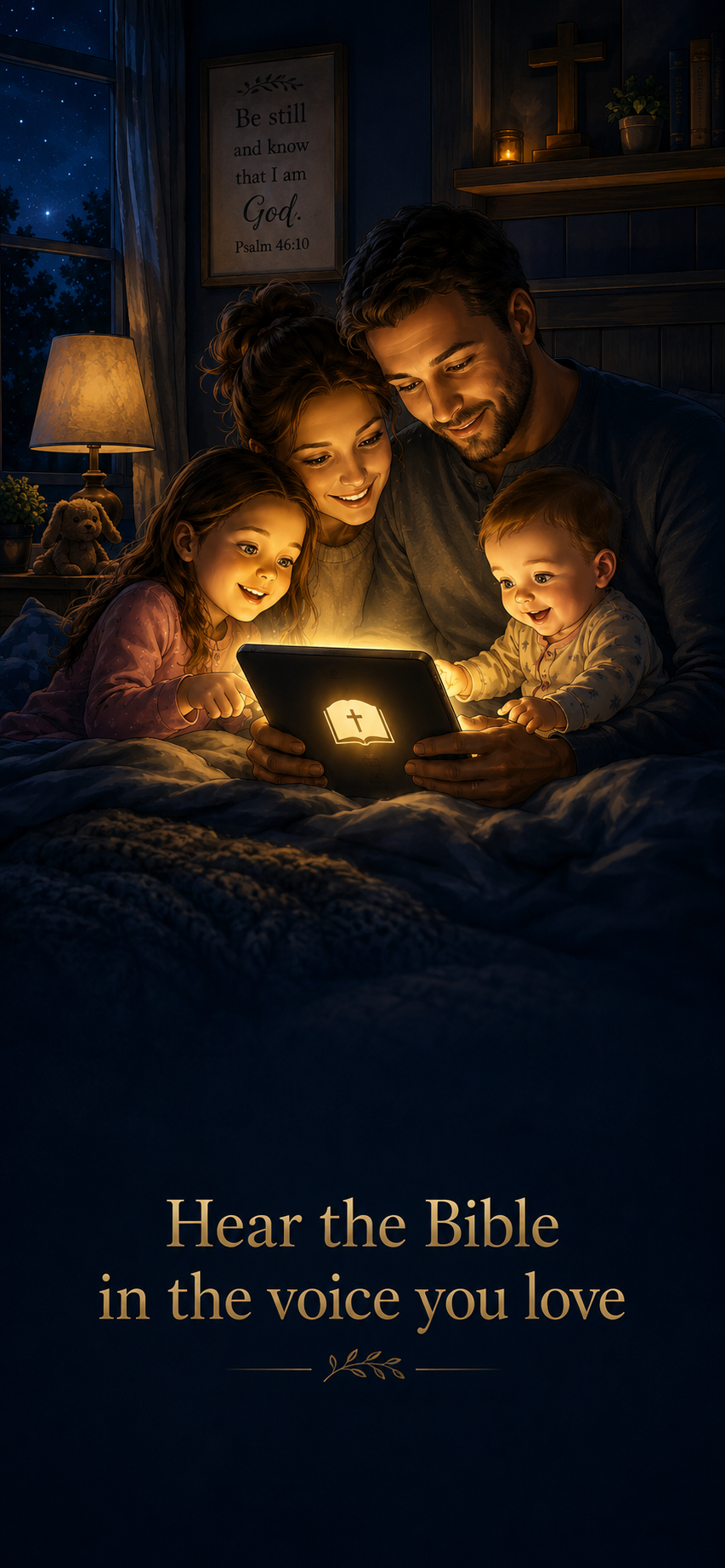 Family Devotion — Hear the Bible in a loved one's voice